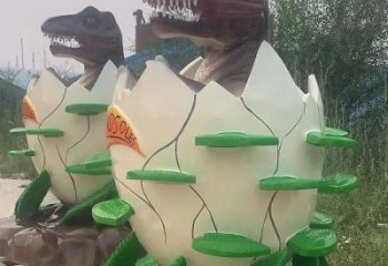 优选城市恐龙蛋雕塑 风景区彩绘雕塑 抽象摆件