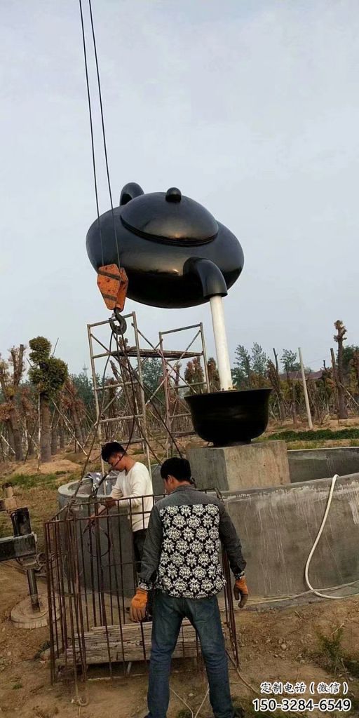 电镀悬壶雕塑 喷水园林摆件 政府雕塑 电镀悬壶雕塑 喷水园林摆件 政府雕塑