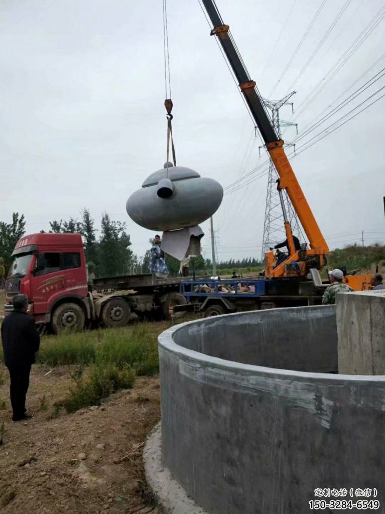镀金悬壶雕塑 铸造公园摆件 水景雕塑 镀金悬壶雕塑 铸造公园摆件 水景雕塑