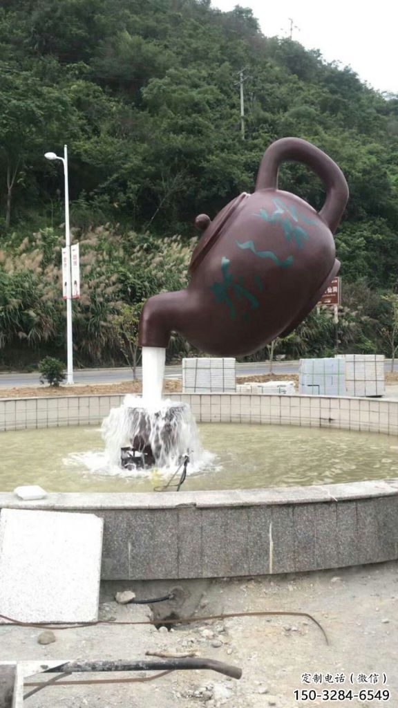 房地产悬壶雕塑 剪影景观摆件 锻造雕塑 房地产悬壶雕塑 剪影景观摆件 锻造雕塑