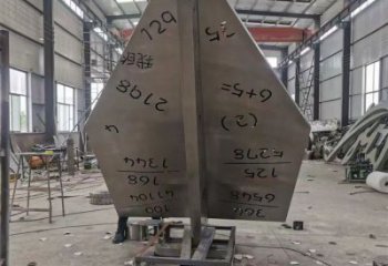 水景飞机雕塑 彩绘剪纸小品 现代雕塑