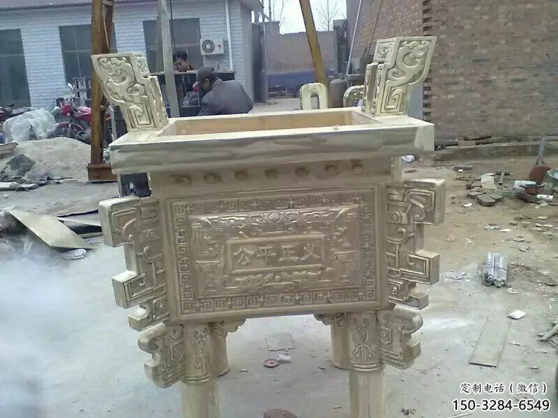 草地福鼎雕塑 现代校园小品 大型雕塑 草地福鼎雕塑 现代校园小品 大型雕塑