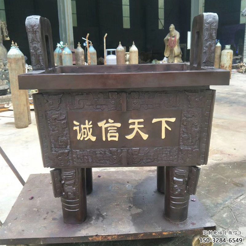 村口福鼎雕塑 哑光景观摆件 公园雕塑 村口福鼎雕塑 哑光景观摆件 公园雕塑