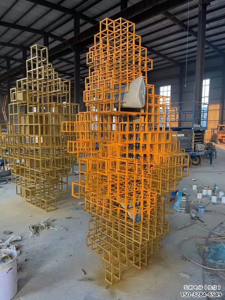 草地积木雕塑 现代校园小品 大型雕塑 草地积木雕塑 现代校园小品 大型雕塑