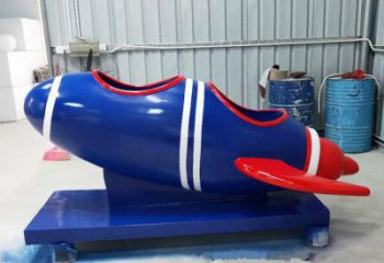 大门口火箭雕塑 发光公园小品 仿真雕塑