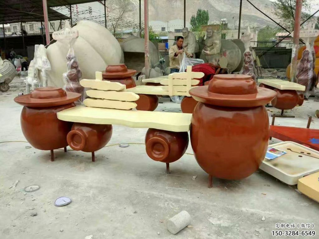 园林凳子雕塑 大型景观小品 中式雕塑 园林凳子雕塑 大型景观小品 中式雕塑
