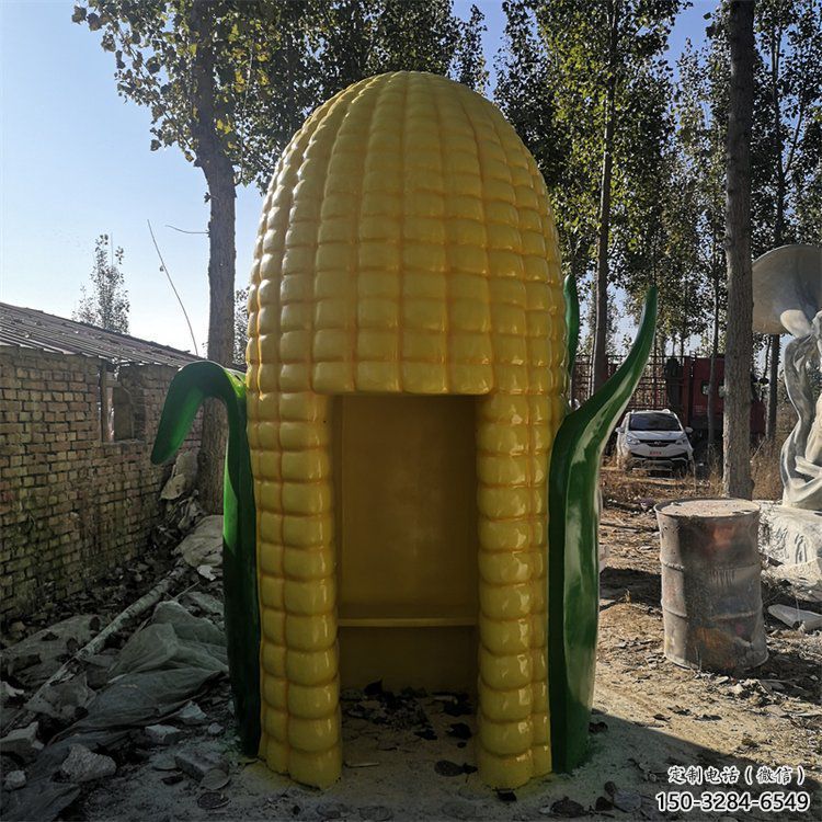 草地玉米雕塑 现代校园农作物雕塑 大型雕塑 草地玉米雕塑 现代校园农作物雕塑 大型雕塑