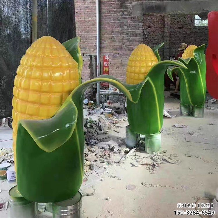 酒店玉米雕塑 景观美陈农作物雕塑 现代雕塑 酒店玉米雕塑 景观美陈农作物雕塑 现代雕塑