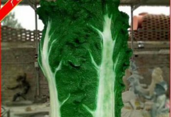大白菜雕塑 景观美陈果蔬雕塑 喷漆蔬菜雕塑