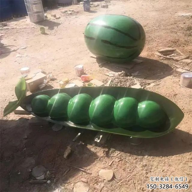 庭院豆角雕塑 城市古铜色雕塑 果蔬小品 庭院豆角雕塑 城市古铜色雕塑 果蔬小品