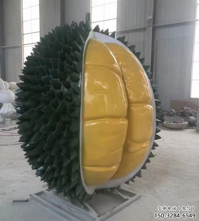 景观榴莲雕塑 彩绘剪纸果蔬雕塑 校园水果雕塑 景观榴莲雕塑 彩绘剪纸果蔬雕塑 校园水果雕塑