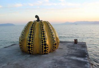 仿古南瓜雕塑 庭院彩绘雕塑 田间小品