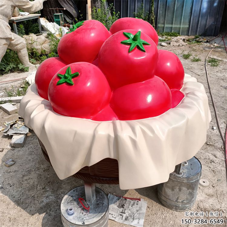 大型西红柿雕塑 欧式步行街水果雕塑 彩绘果蔬雕塑 大型西红柿雕塑 欧式步行街水果雕塑 彩绘果蔬雕塑