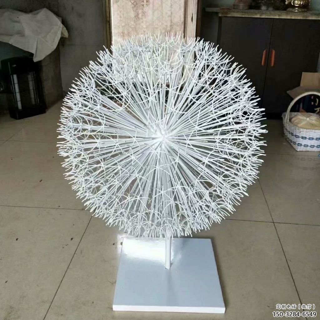 街道蒲公英雕塑 现代景观植物雕塑 彩绘花卉雕塑 街道蒲公英雕塑 现代景观植物雕塑 彩绘花卉雕塑