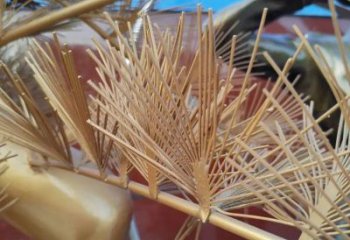公园松树雕塑 户外大树雕塑 抽象植物雕塑