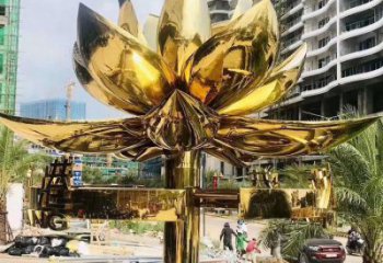 景观场紫?；ǖ袼艹?仿真花卉雕塑 景观花朵雕塑
