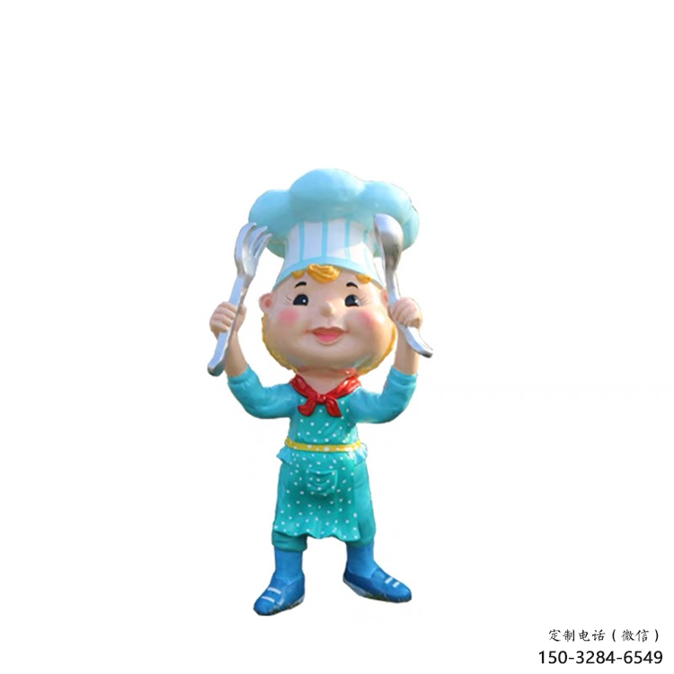 镜面厨师雕塑 烤漆大型卡通雕塑 博物馆动漫雕塑 镜面厨师雕塑 烤漆大型卡通雕塑 博物馆动漫雕塑