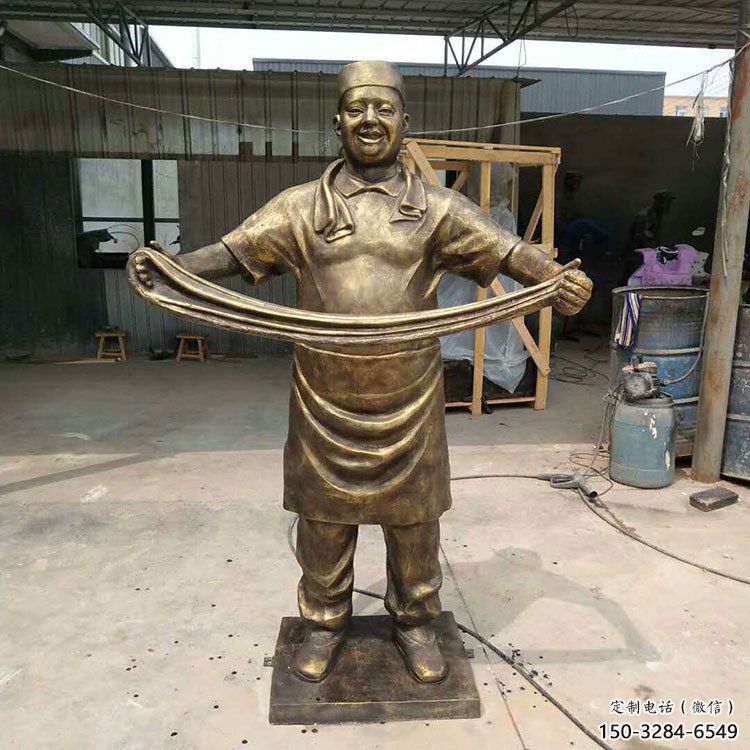 铸造厨师雕塑 中式村口卡通雕塑 景观动漫雕塑 铸造厨师雕塑 中式村口卡通雕塑 景观动漫雕塑