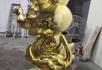 米奇雕塑 景观美陈卡通雕塑 喷漆动漫雕塑