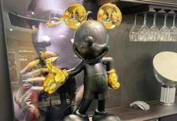 唐老鸭雕塑 大型别墅区卡通雕塑 农村动漫雕塑