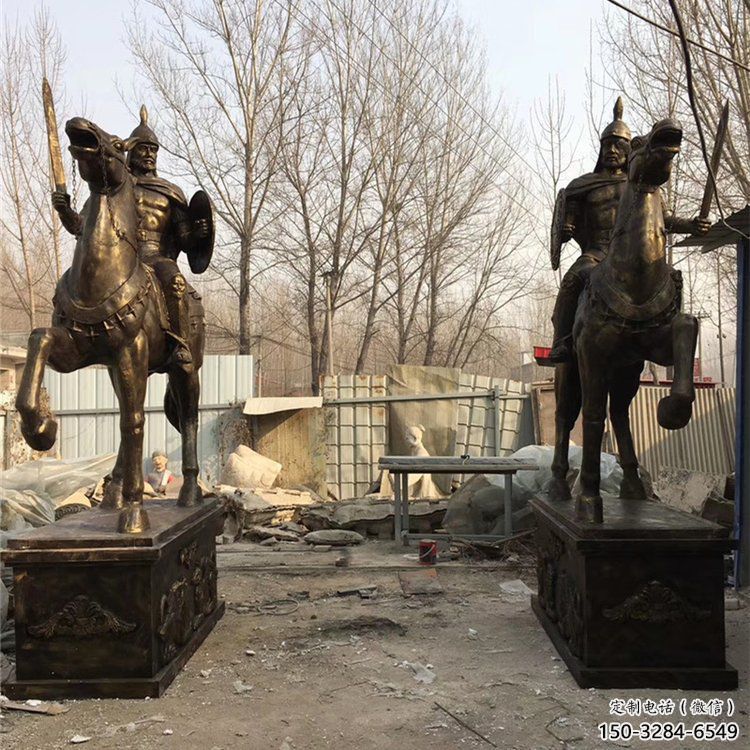 广场武士雕塑 抽象古代雕塑 烤漆人物雕塑 广场武士雕塑 抽象古代雕塑 烤漆人物雕塑
