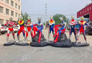 园林超人雕塑 城市广场雕塑 步行街摆件