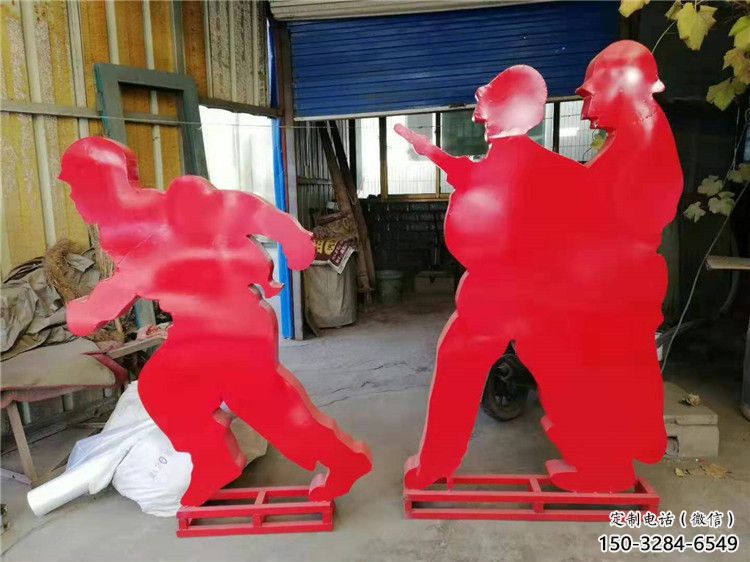 别墅区工人雕塑 大型别墅区劳动雕塑 剪影民俗雕塑 别墅区工人雕塑 大型别墅区劳动雕塑 剪影民俗雕塑