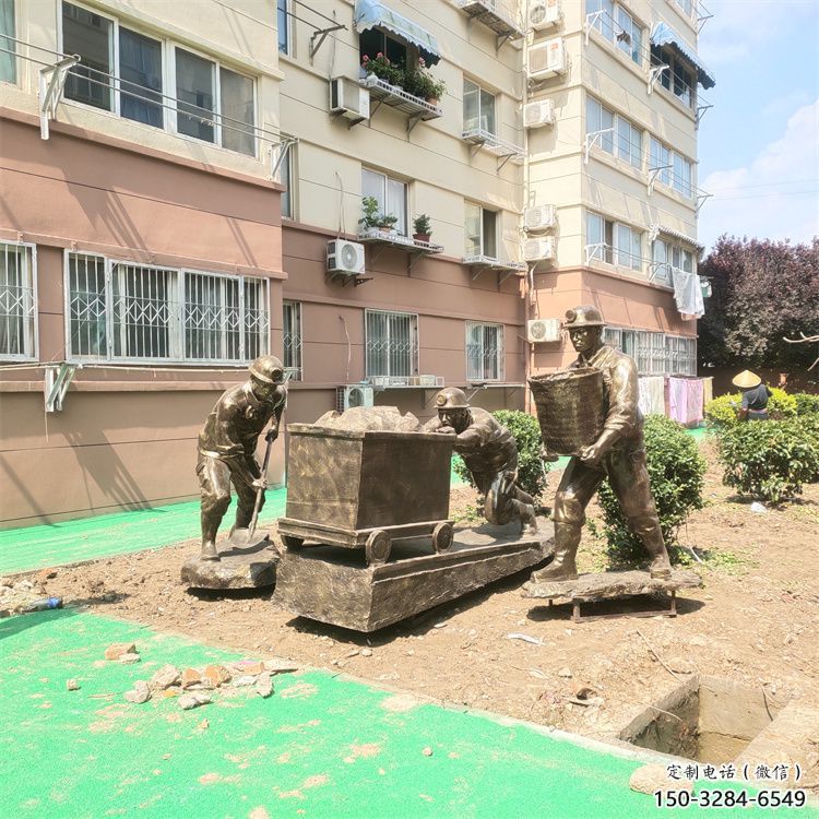 住宅小区工人雕塑 哑光民俗雕塑 公园劳动雕塑 住宅小区工人雕塑 哑光民俗雕塑 公园劳动雕塑