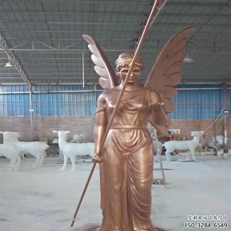 广场耶稣雕塑 抽象西方雕塑 烤漆人物雕塑