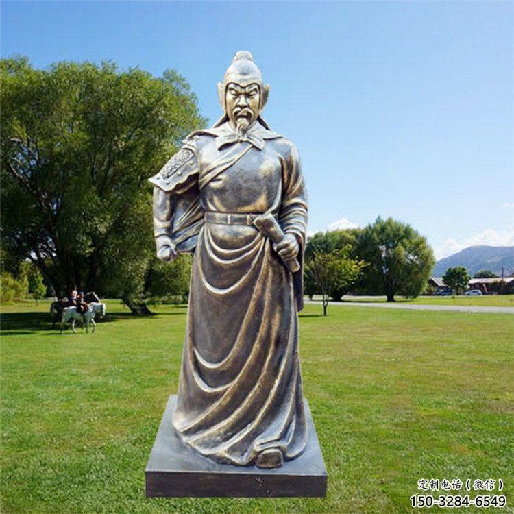 岳飞雕塑 悬空餐饮店名人雕塑 商业街肖像雕塑 岳飞雕塑 悬空餐饮店名人雕塑 商业街肖像雕塑
