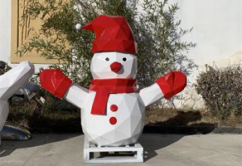 雪人雕塑厂家 风景区彩绘雕塑 抽象摆件