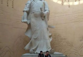 公园岳飞雕塑 仿古公园名人雕塑 景观肖像雕塑