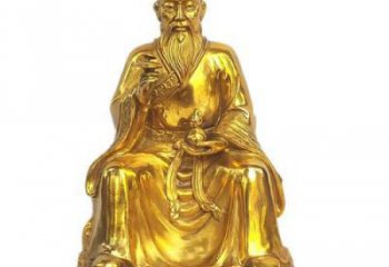 彩绘扁鹊雕塑 悬空餐饮店名医雕塑 街头药王雕塑