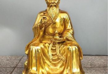 仿古扁鹊雕塑 黄铜名医雕塑 大型药王雕塑