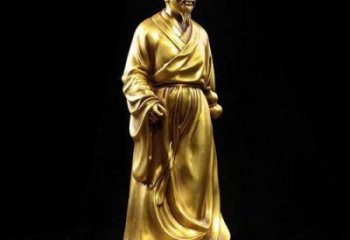 庭院华佗雕塑 公园草地名医雕塑 锻造药王雕塑