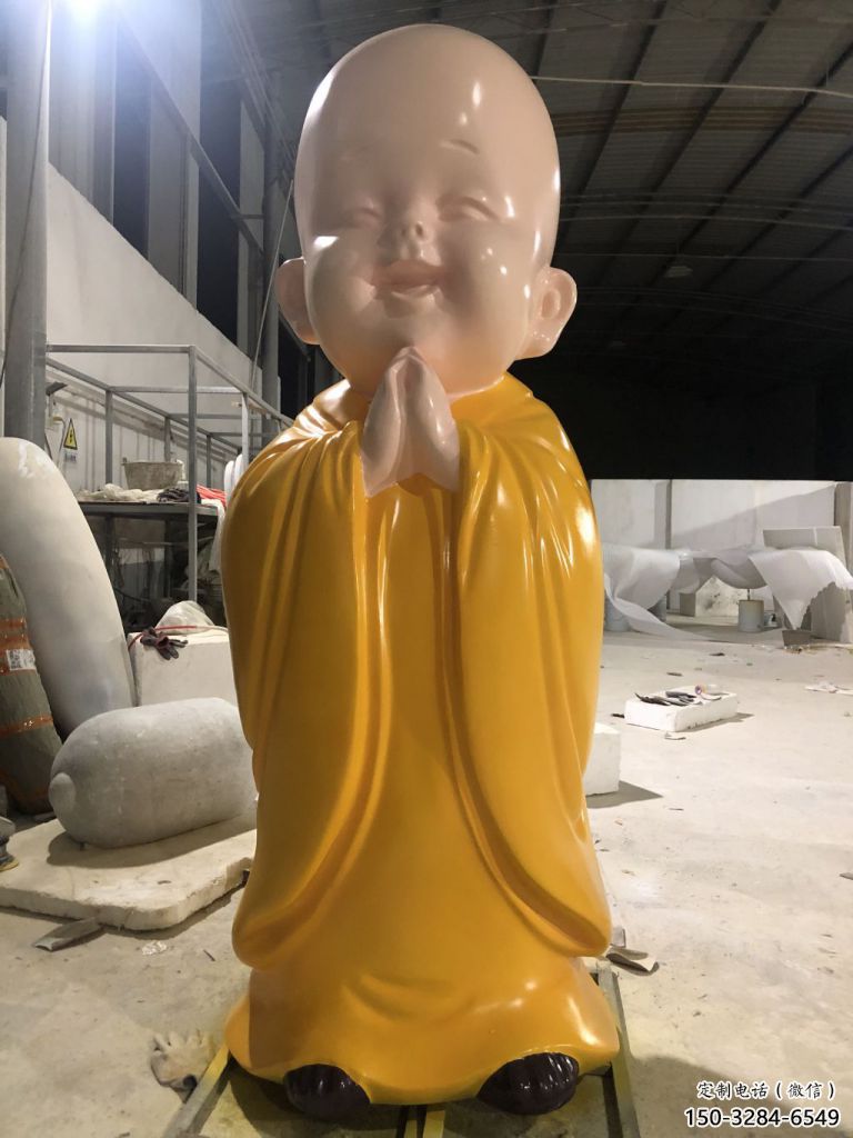 现代小和尚雕塑 大型儿童雕塑 铸铜肖像雕塑 现代小和尚雕塑 大型儿童雕塑 铸铜肖像雕塑