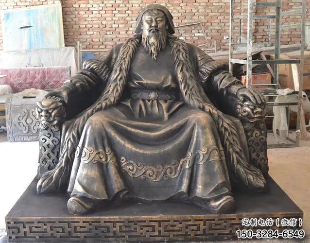 皇帝雕塑 烤漆大型古代雕塑 铸铜雕塑 皇帝雕塑 烤漆大型古代雕塑 铸铜雕塑
