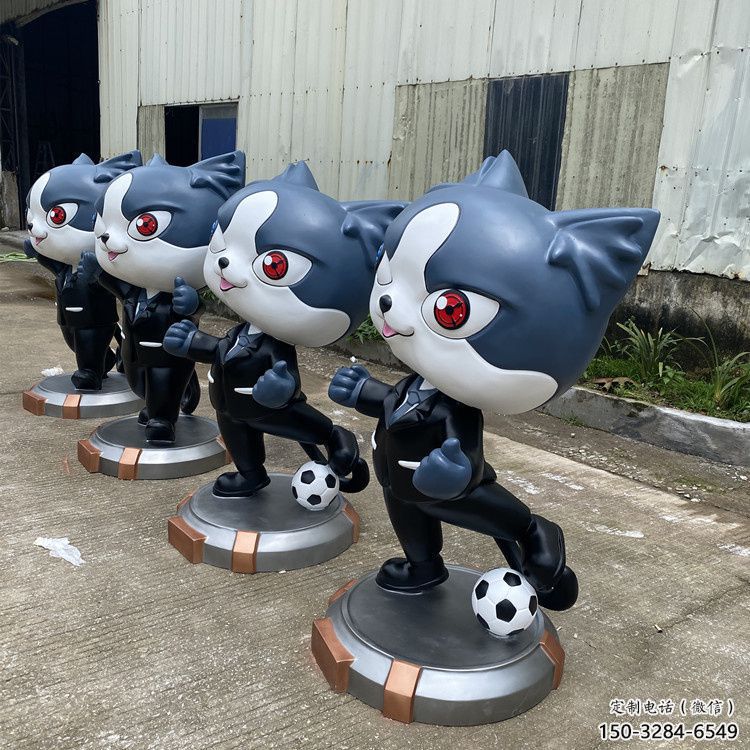 黑猫警长雕塑厂家 仿真卡通雕塑 街头雕塑 黑猫警长雕塑厂家 仿真卡通雕塑 街头雕塑