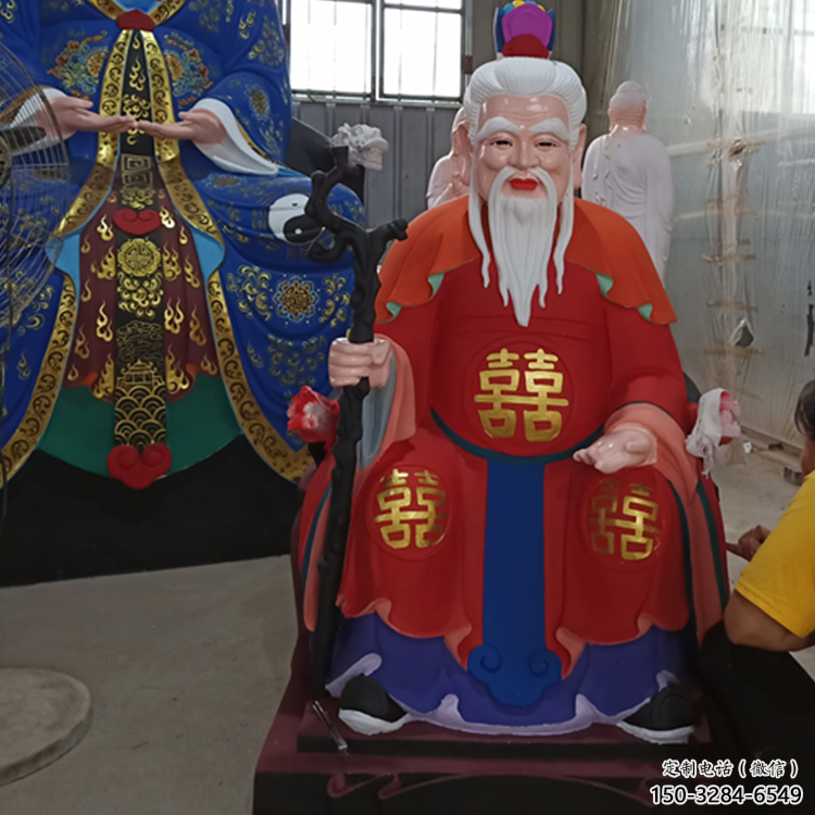 月老雕塑 景观古代雕塑 步行街神话雕塑 月老雕塑 景观古代雕塑 步行街神话雕塑