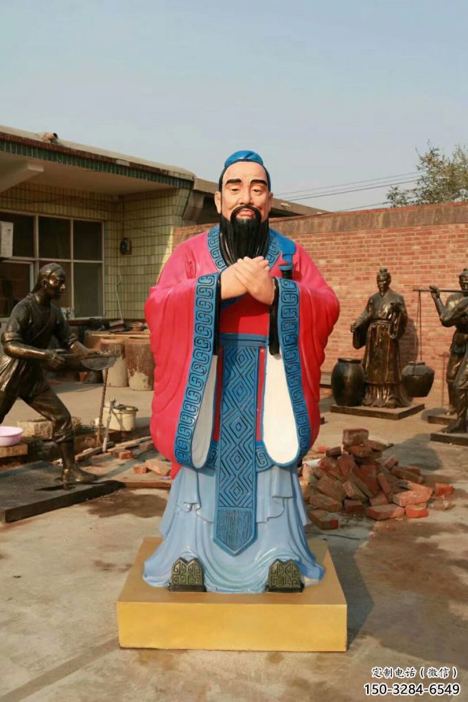 风景区孔子雕塑 售楼处广场雕塑 仿古摆件 风景区孔子雕塑 售楼处广场雕塑 仿古摆件