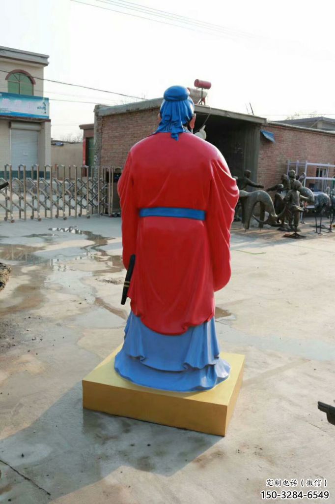 广场孔子雕塑 公园学校雕塑 抽象摆件