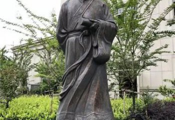 园林张仲景雕塑 大型景观药王雕塑 中式名医雕塑
