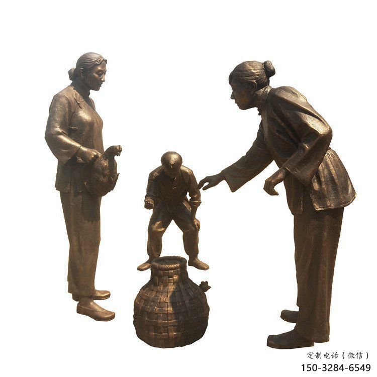 商业街老人雕塑 烤漆摆件 彩绘古代雕塑 商业街老人雕塑 烤漆摆件 彩绘古代雕塑