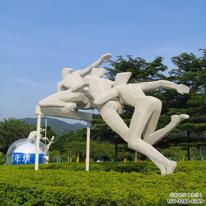 广场跨栏雕塑 抽象景观体育雕塑 烤漆运动员雕塑 广场跨栏雕塑 抽象景观体育雕塑 烤漆运动员雕塑