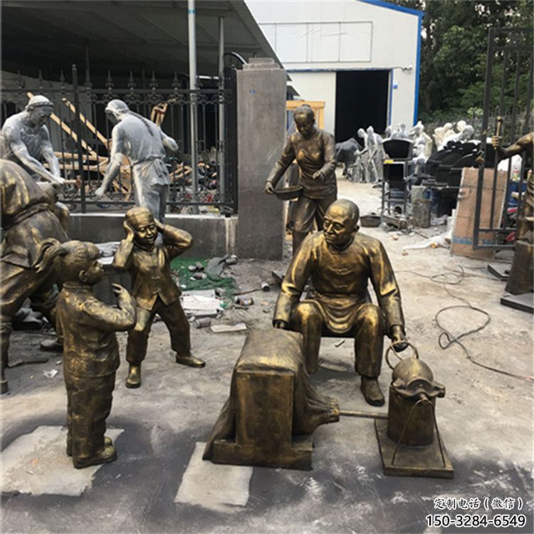 村口爆米花雕塑 景观民俗雕塑 公园小吃雕塑 村口爆米花雕塑 景观民俗雕塑 公园小吃雕塑