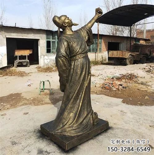 李白雕塑 仿真景观人物雕塑 烤漆诗人雕塑 李白雕塑 仿真景观人物雕塑 烤漆诗人雕塑
