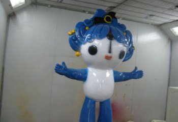 酒店福娃雕塑 景观美陈体育雕塑 现代奥运雕塑