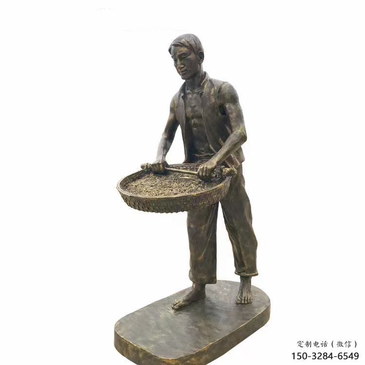 现代茶道雕塑 大型制茶雕塑 彩绘民俗文化雕塑 现代茶道雕塑 大型制茶雕塑 彩绘民俗文化雕塑