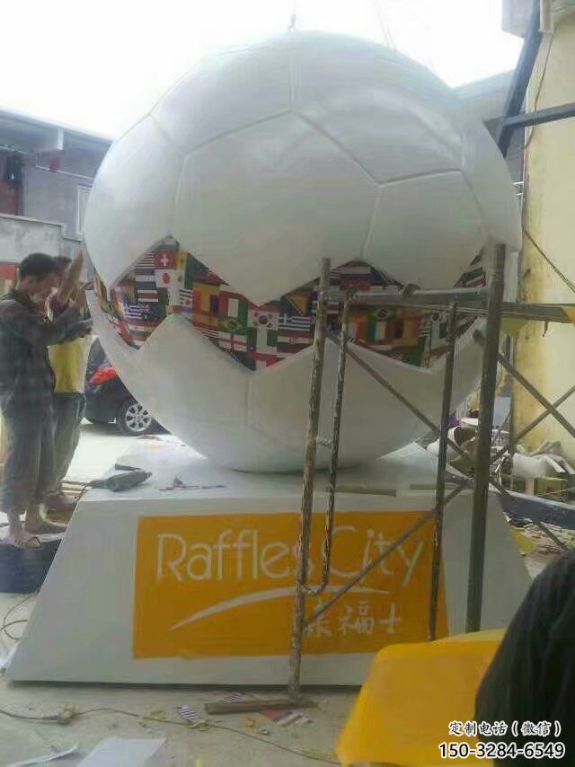 彩绘篮球雕塑 烤漆大型球体雕塑 彩绘球类雕塑 彩绘篮球雕塑 烤漆大型球体雕塑 彩绘球类雕塑