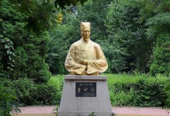 庭院李时珍雕塑 公园草地古代雕塑 锻造名医雕塑